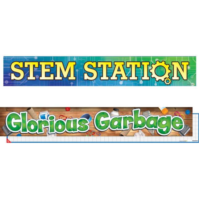 Really Good Stuff® earlySTEM™ Classroom Banner Signage -