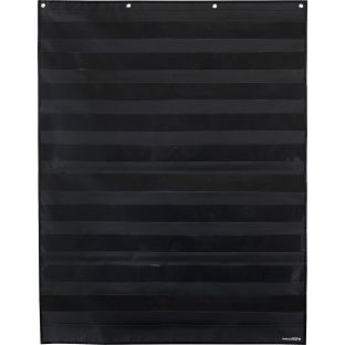 Large Rectangle Pocket Chart  Black - 1 pocket chart