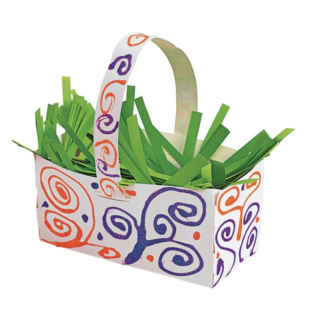 Colorations® Fun-Fold Paper Baskets Set of 20