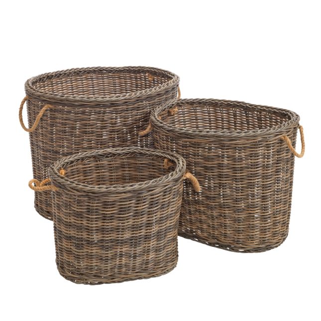 Discount School Supply® Extra Large Wicker Oval Baskets