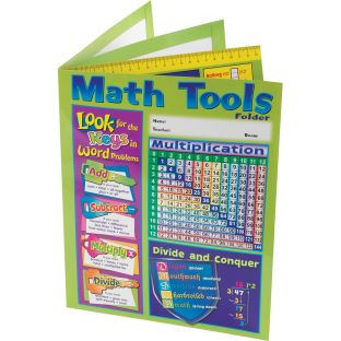 Really Good Stuff® Intermediate Math Resource 4-Pocket Folders - Set of 12