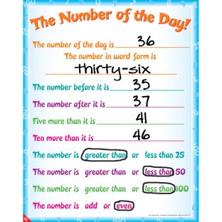 Number Of The Day! Poster - 1 poster