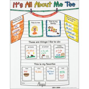 Ready-To-Decorate® All About Me Tee Posters - 24 posters