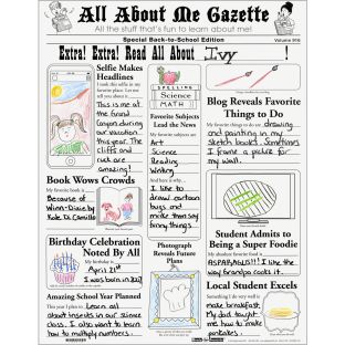 Ready-To-Decorate™ Extra, Extra, Read All About Me Posters - 24 posters