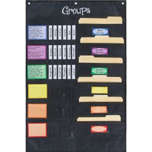 Small Group Management Pocket Chart™ - 1 pocket chart set
