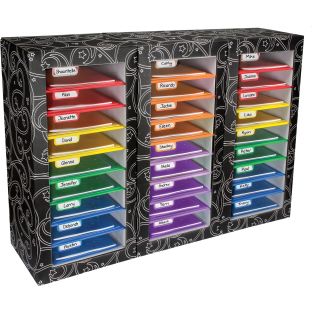 Really Good Stuff® Classroom Mail Center™ - 27-Slot, 6-Color Grouping