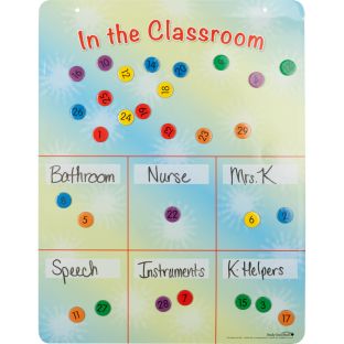 Where Is Everyone? Magnetic Board And Magnets Set