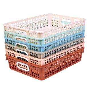 Really Good Stuff® Boho Paper Baskets - Set of 6