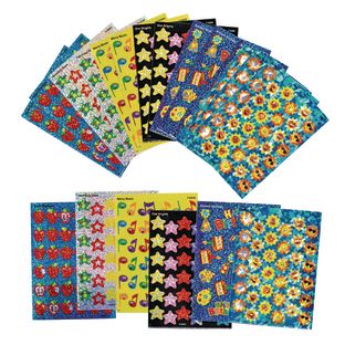 Sparkle Sticker Teacher Variety Pack - 20 Sheets